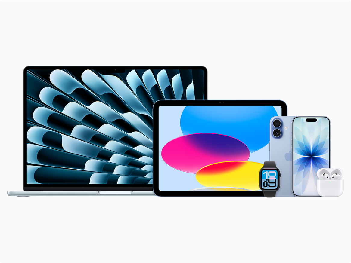 Article Teaser - Apple - Multi Product - iPhone 17 Image of an Apple Macbook, iPad, iPhone 17, Apple watch and airpods