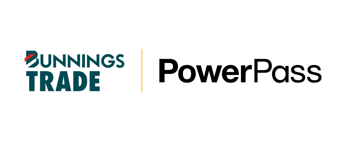 Bunnings Trade logo and PowerPass logo