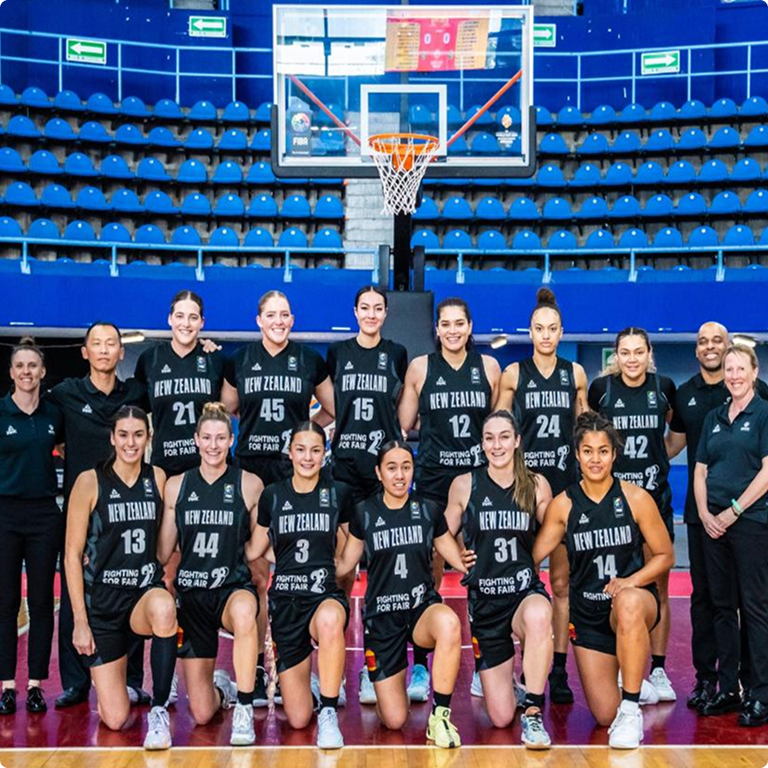 Photo of the Tall Ferns team