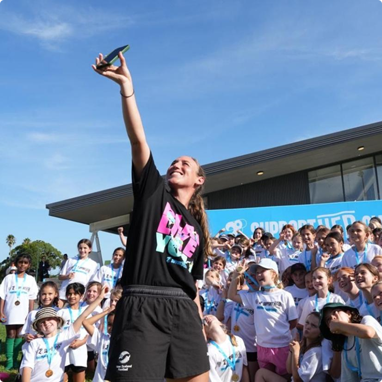 The SupportHER Football Festival, hosted by 2degrees and Auckland FC